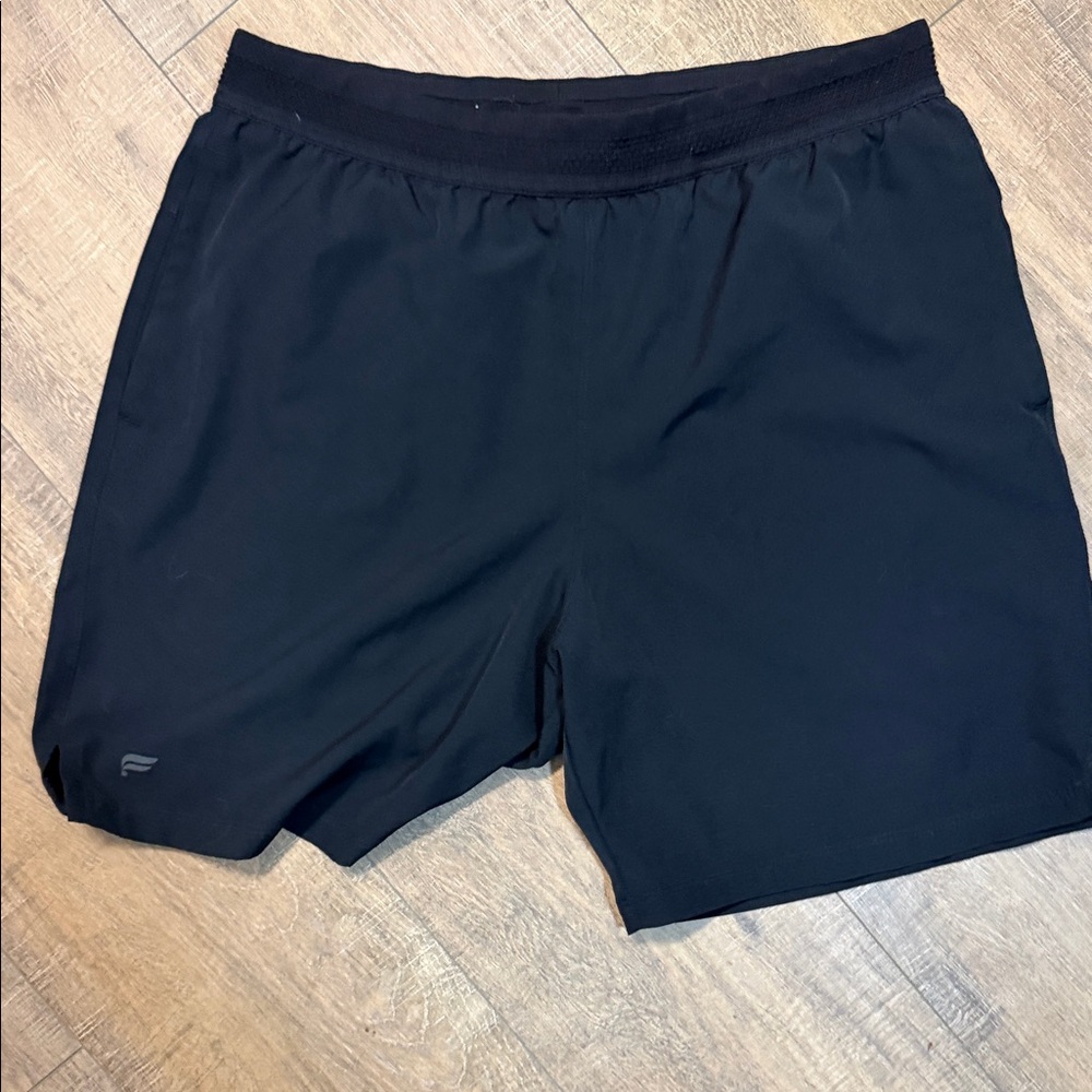 Fabletics Men's Midnight Black Athletic Shorts